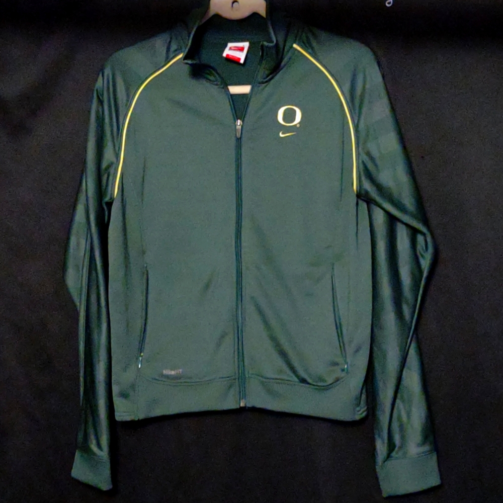 Oregon ducks Nike collar zip up
